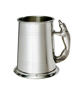 WENTWORTH PEWTER FOX HANDLE TANKARD