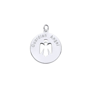 STERLING SILVER GUARDIAN ANGEL PENDANT