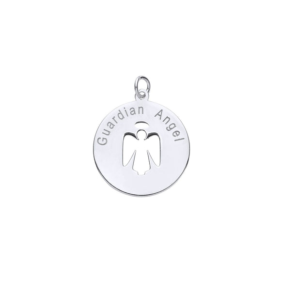 STERLING SILVER GUARDIAN ANGEL PENDANT