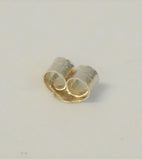 9CT GOLD PAIR OF HEAVY SCROLLS