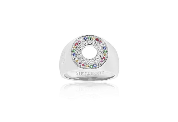 SIF JAKOBS VALIANO SILVER & CUBIC ZIRCONIA RING