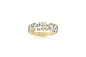 SIF JAKOBS ANTELLA GOLD PLATED SILVER RING