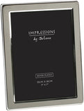 IMPRESSIONS SILVER PLATED PLAIN FLAT PHOTO FRAME