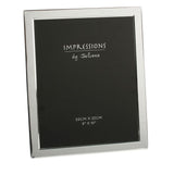 IMPRESSIONS SILVER PLATED PLAIN FLAT PHOTO FRAME