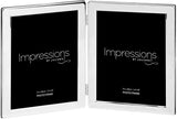 IMPRESSIONS SILVER PLATED PLAIN FLAT PHOTO FRAME