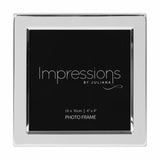 IMPRESSIONS SILVER PLATED PLAIN FLAT PHOTO FRAME