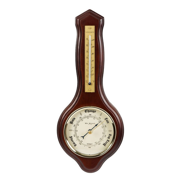 WIDDOP BAROMETER THERMOMETER BANJO STYLE