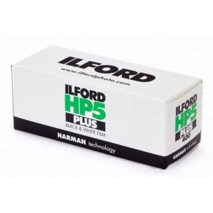 ILFORD HP5 PLUS 120 BLACK AND WHITE FILM