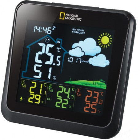 NATIONAL GEOGRAPHIC WEATHER STATION WITH 3 SENSORS