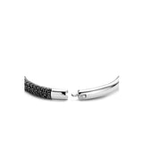 TI SENTO - MILANO BLACK CUBIC ZIRCONIA BANGLE