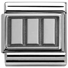 NOMINATION COMPOSABLE SILVER RECTANGLES LINK