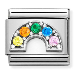 NOMINATION COMPOSABLE RAINBOW CZ LINK
