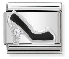 NOMINATION COMPOSABLE BLACK SHOE LINK