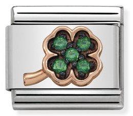 NOMINATION COMPOSABLE GREEN CLOVER LINK
