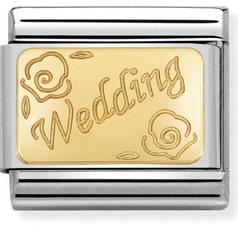 NOMINATION COMPOSABLE GOLD WEDDING LINK