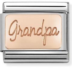 NOMINATION COMPOSABLE ROSE GOLD GRANDPA LINK