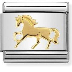 NOMINATION COMPOSABLE GOLD GALLOPING HORSE LINK