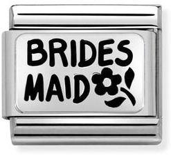 NOMINATION COMPOSABLE SILVER BRIDESMAID LINK