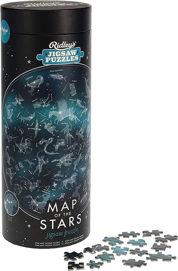 RIDLEY'S MAP OF THE STARS 1000 PIECE JIGSAW PUZZLE