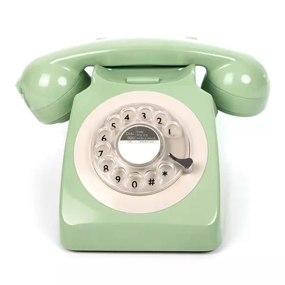 GPO 746 ROTARY MINT GREEN TELEPHONE