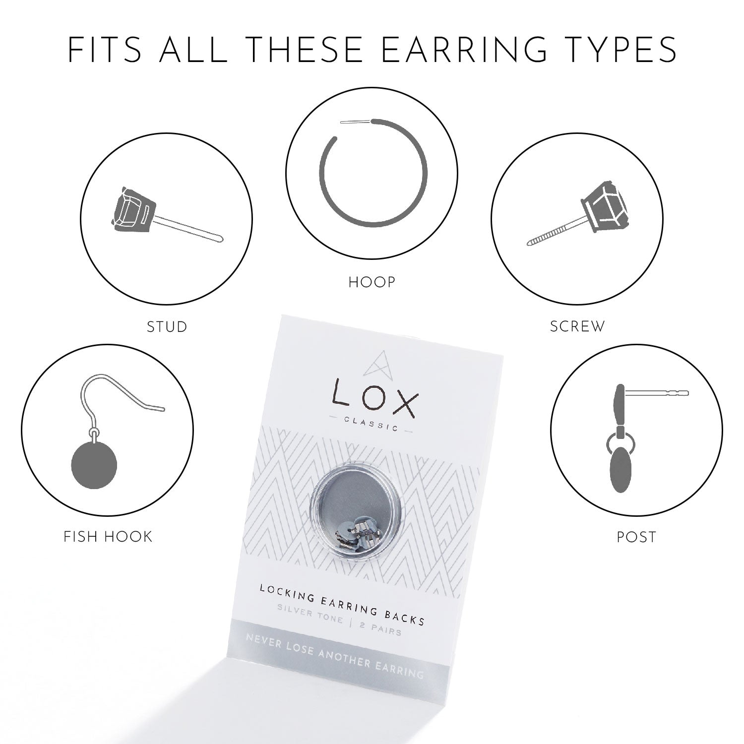 Buying earring backs - LOX - Secure Earring Backs