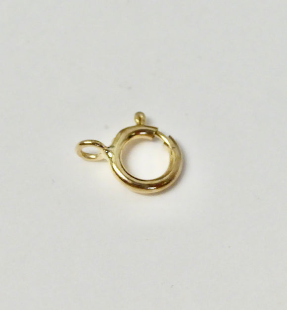 9CT GOLD BOLT RING 6MM