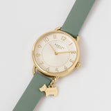 RADLEY LADIES' SOUTHWARK GOLD PLATED WITH GREEN STRAP