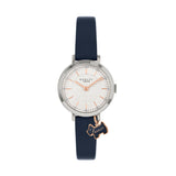 RADLEY LADIES' SELBY STREET SILVER & BLUE STRAP WATCH