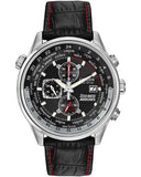CITIZEN MEN'S ECO-DRIVE RED ARROWS LEATHER STRAP WATCH