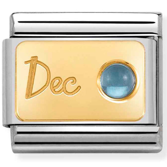 NOMINATION COMPOSABLE CLASSIC GOLD DECEMBER LINK