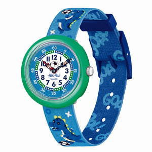 CHILDREN'S FLIK FLAK SOCCERZAURUS WATCH