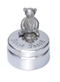 WENTWORTH PEWTER TEDDY BEAR FIRST TOOTH BOX