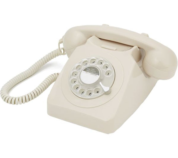 GPO 746 ROTARY IVORY TELEPHONE