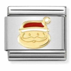 NOMINATION COMPOSABLE GOLD SANTA CLAUS LINK