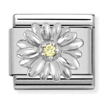 NOMINATION COMPOSABLE SILVER DAISY LINK